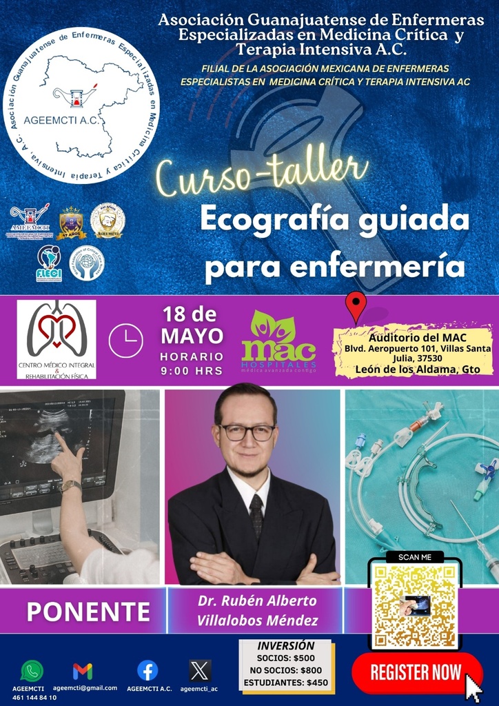Ecografía guiada para enfermería
